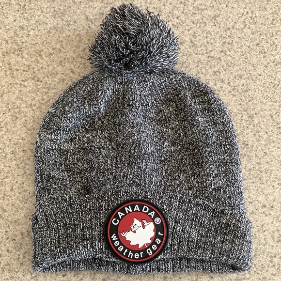 CANADA WEATHER GEAR Beanie Mittens Set Heather Gray - Picture 3 of 12